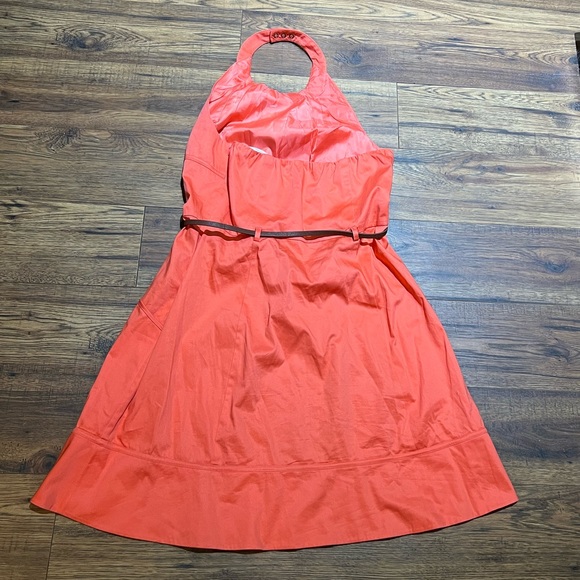 Calvin Klein Halter Dress with belt Size 12 - Picture 2 of 9